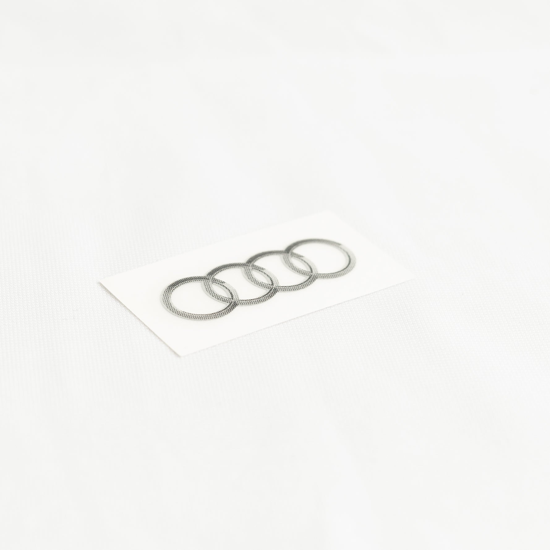 Audi Aufkleber Ringe Logo 4,3 x 1,6 cm Selbstklebend 8R0060306A