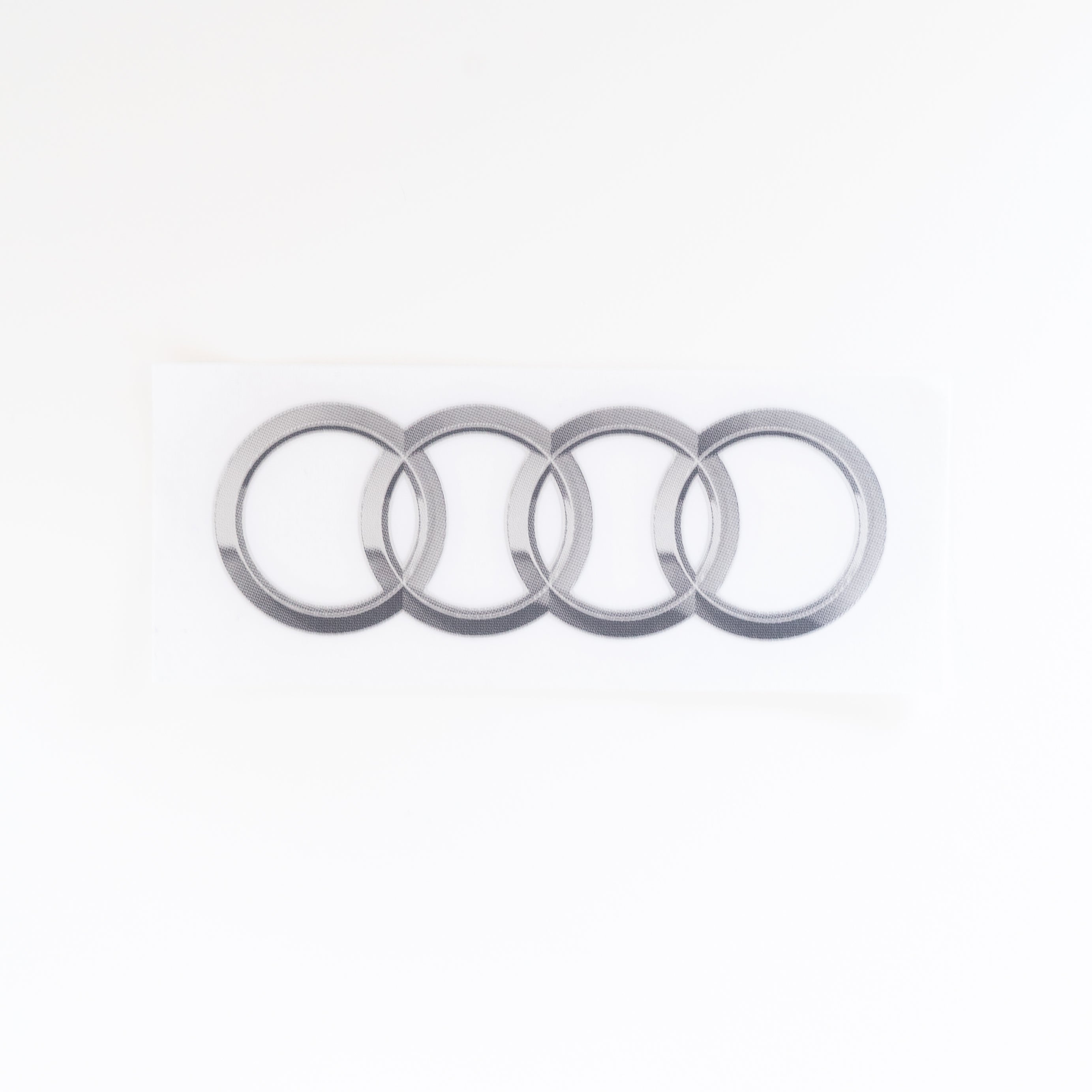 Audi Aufkleber Ringe Logo 9,5 x 3,3 cm Selbstklebend 8R0060306